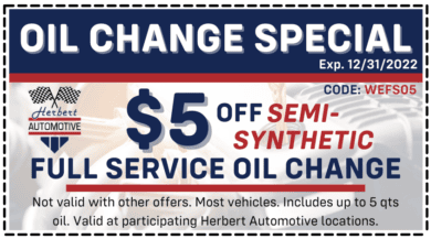 Oil Change Special