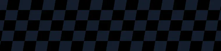 A black and dark gray checkered pattern with alternating squares arranged in diagonal rows.
