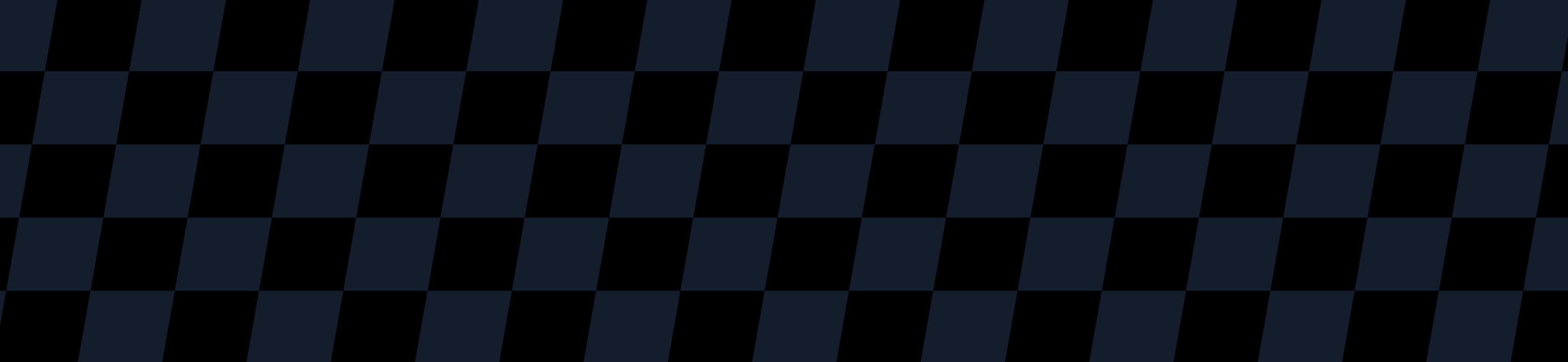 A black and dark gray checkered pattern with alternating squares arranged in diagonal rows.